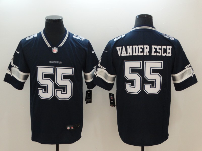 Men's Dallas Cowboys Leighton Vander Esch #55 Navy Jersey